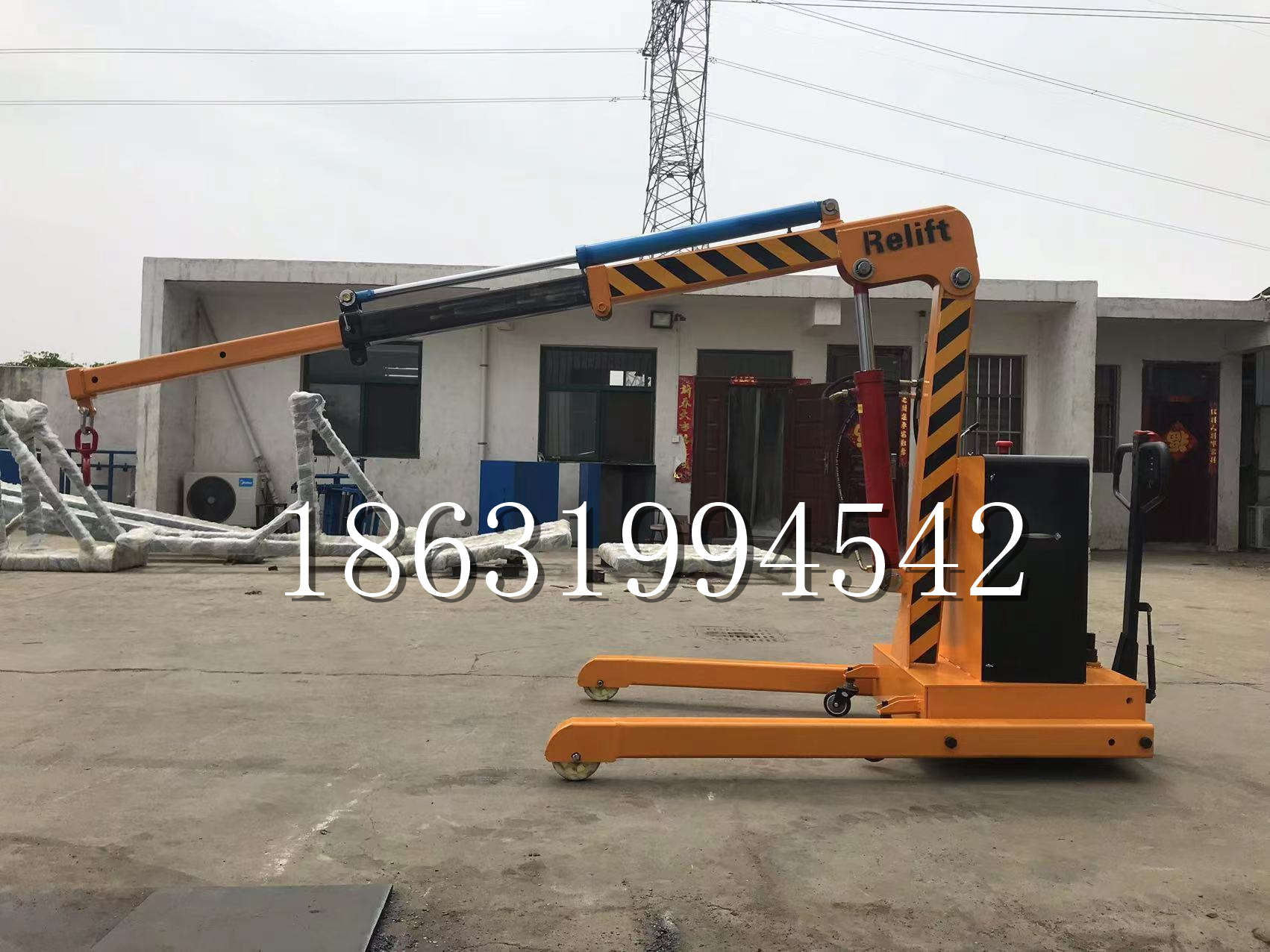 阿拉善左旗久征定做3吨三轮随车吊 农用园林绿化移树吊 平板工程用小吊机