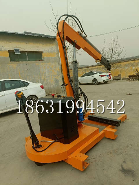 阿拉善左旗自卸车厢随车吊 自制轮式四不像起重机 四驱平板吊 5吨 贵盛